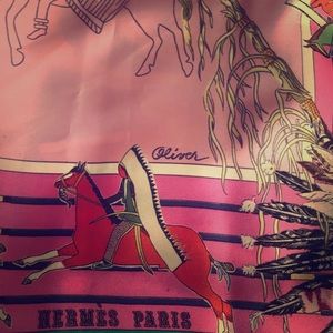 Hermes Vintage pani la shar pawnee silk scarf